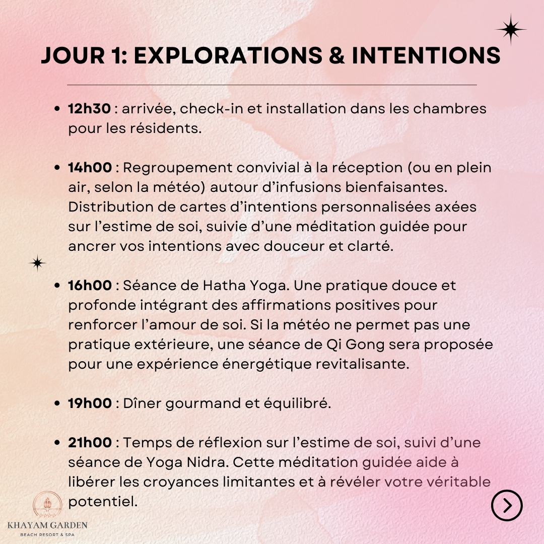 Retraite Yoga : Ouverture du Cœur  & Amour de Soi SAMEDI COURS + DAY USE